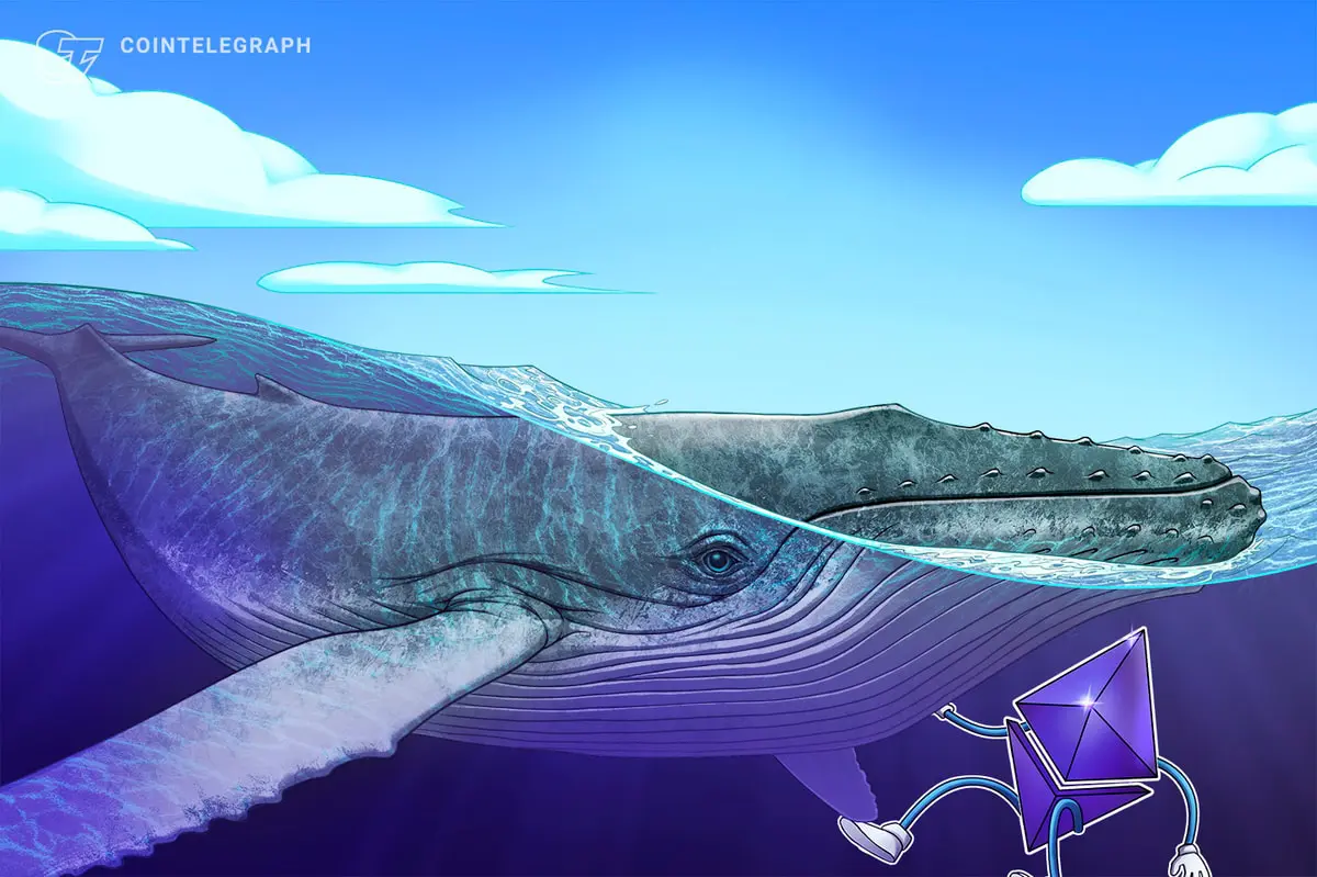 $11B Bitcoin whale amasses $4B Ether, surpasses SharpLink’s $3.5B holdings